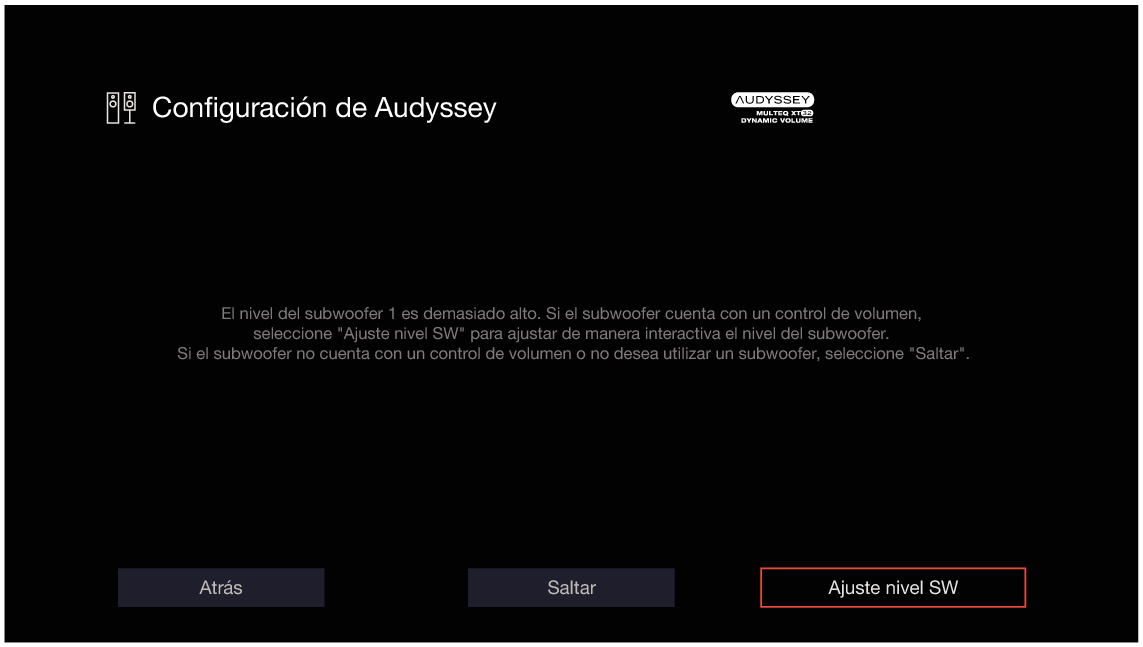 GUI Audyssey SW X38